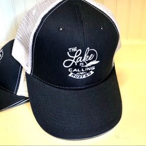 The Lake is Calling and I Must Go trucker hat NWT